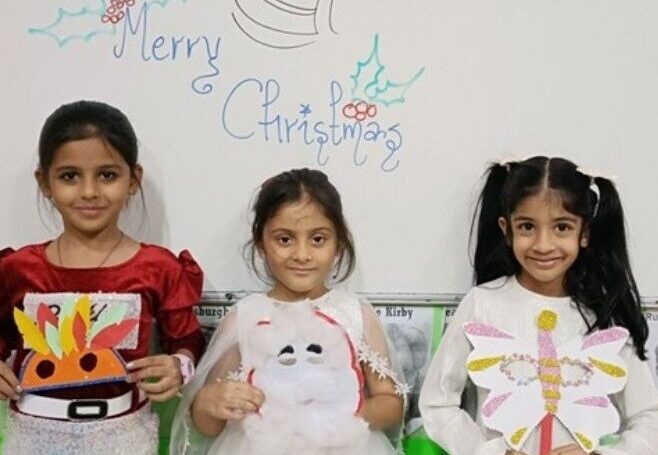 Young students learning through creative classroom activities